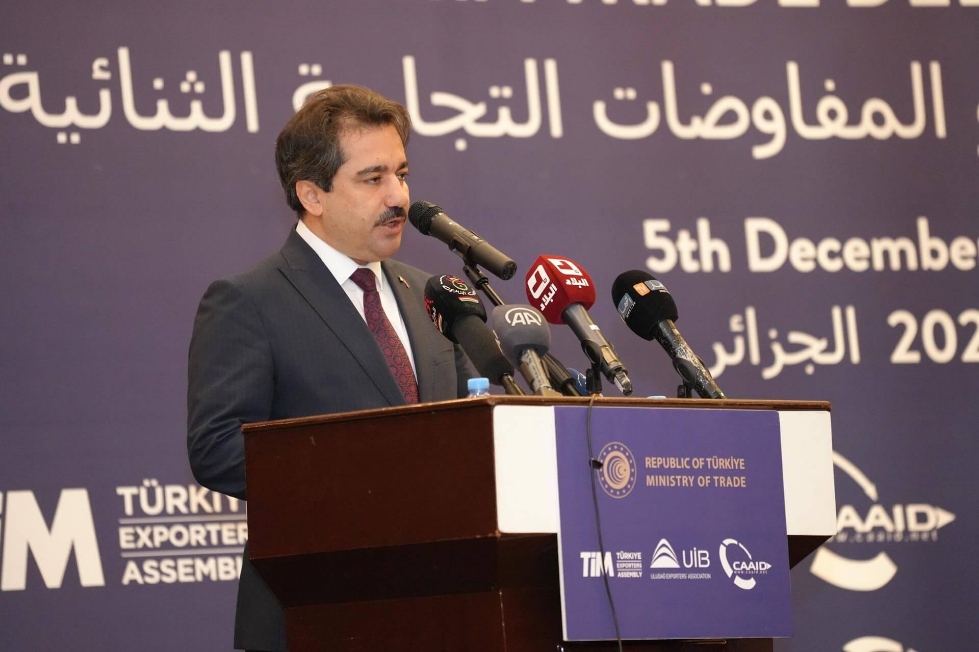 Our Ambassador Mr. M. Mücahit Yazıcı made a speech.
