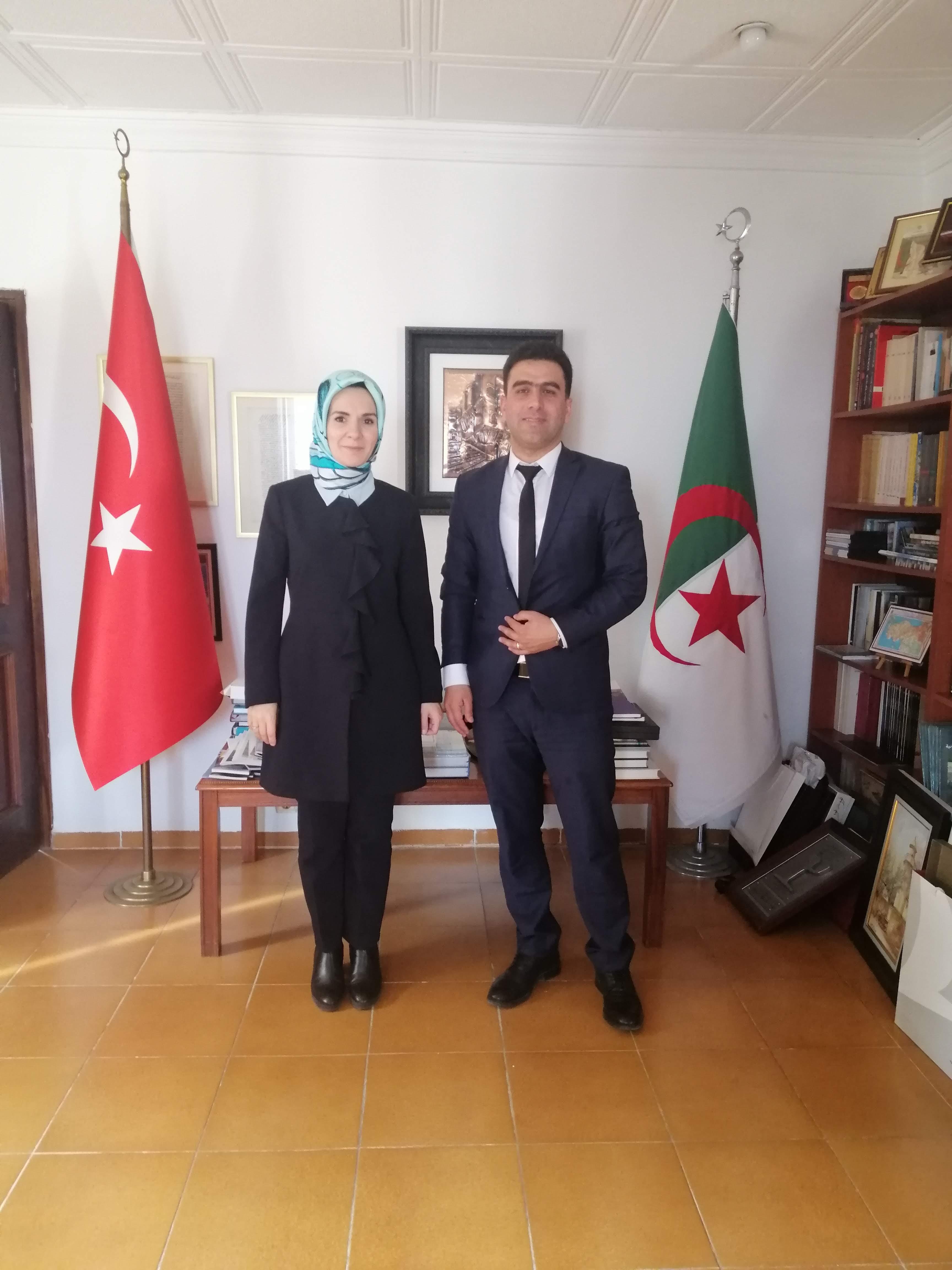 Visite à notre ambassadeur M. Mahinur Özdemir Göktaş