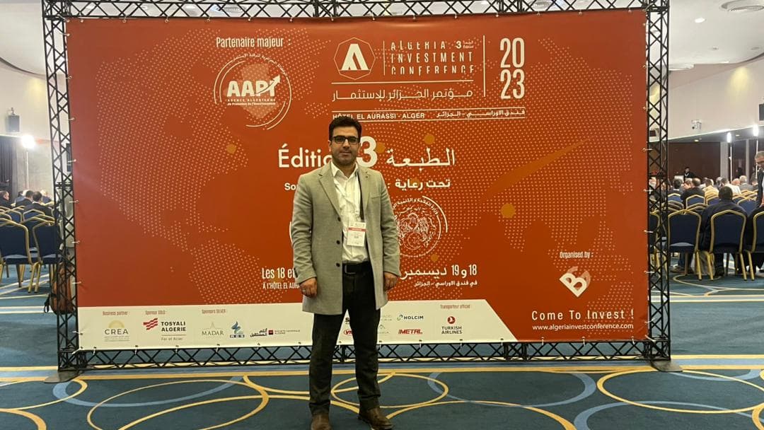 شاركنا في المؤتمر الجزائري الثالث للاستثمار الذي عقد في الجزائر في 18-19 ديسمبر 2023.